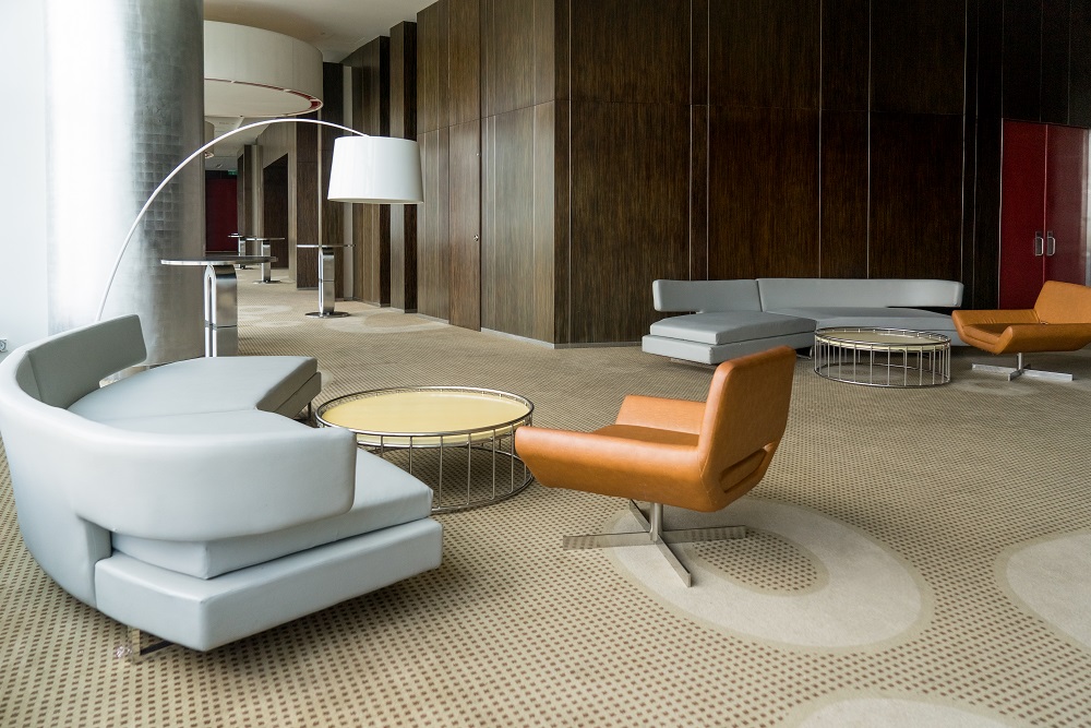 Modern office interior design workspace