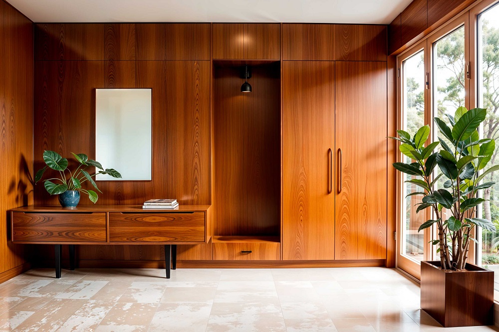 Premium dressing room interior